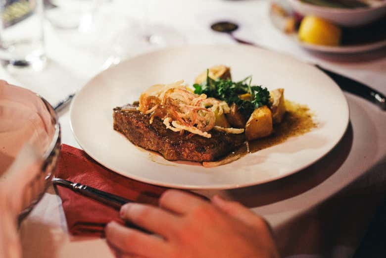 Indulge in a tasty dinner