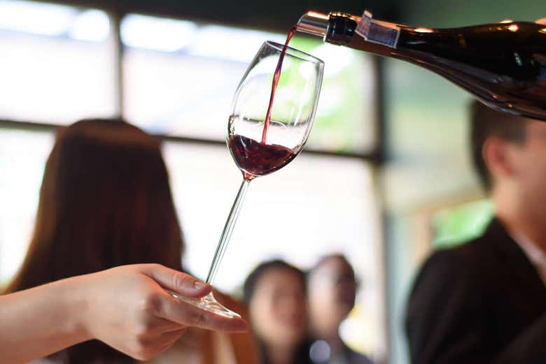 Sample the local wine