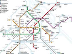 Vienna metro map